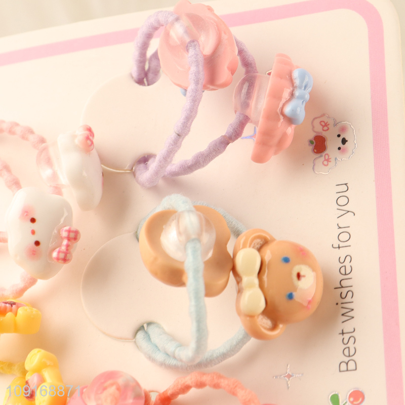 China wholesale cartoon children hair rope hair band hiar accessories hair ring