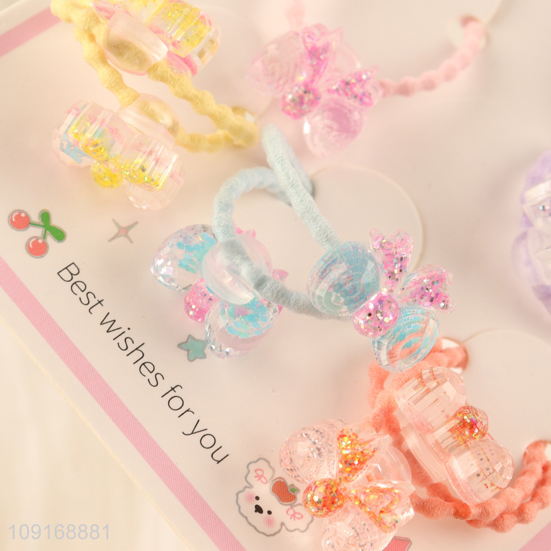 Best selling multicolor nylon hair rope hair band hiar accessories hair ring