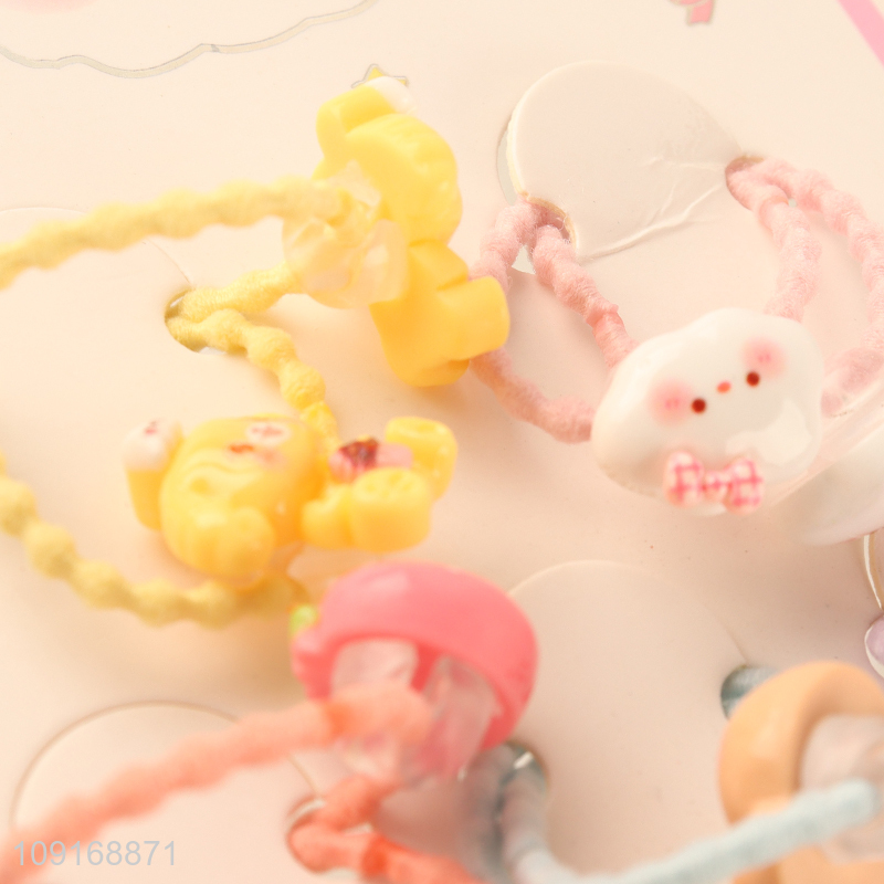 China wholesale cartoon children hair rope hair band hiar accessories hair ring