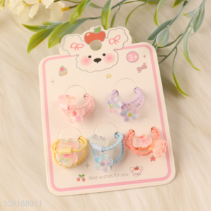 Good selling cartoon hair rope hair band hiar accessories hair ring for girls