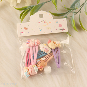 Factory wholesale cartoon girls <em>hairpin</em> hair clips hair accessories