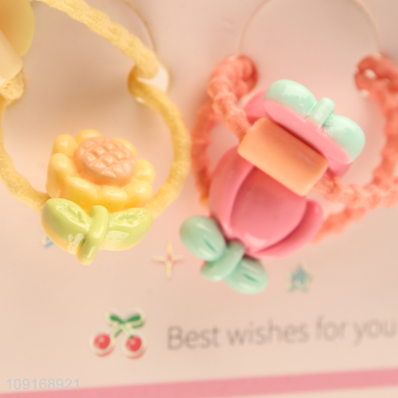 Yiwu market hair rope hair band hiar accessories hair ring for girls