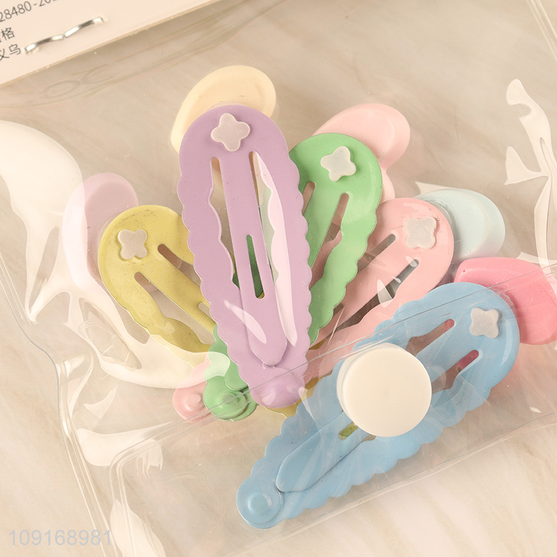 Hot products candy color hairpin hair clips hair accessories for sale