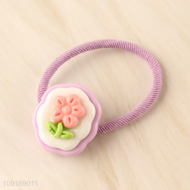 Factory price cartoon hair rope hair band hiar accessories for girls