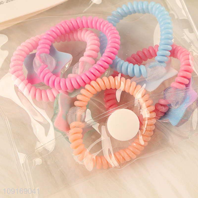 China wholesale multicolor elastic hair rope hair band hiar accessories for girls
