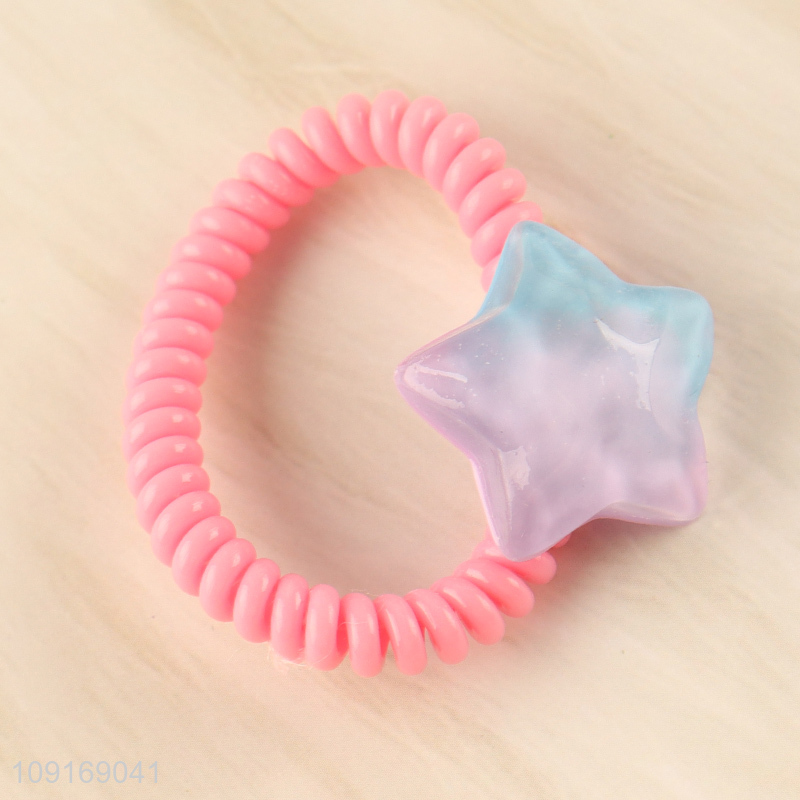 China wholesale multicolor elastic hair rope hair band hiar accessories for girls