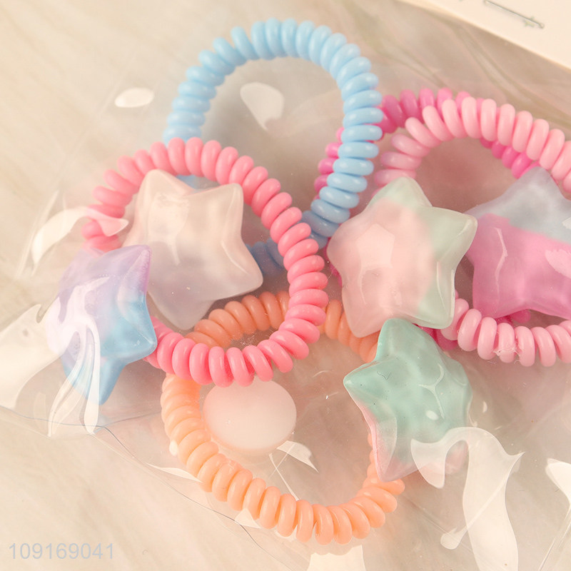 China wholesale multicolor elastic hair rope hair band hiar accessories for girls