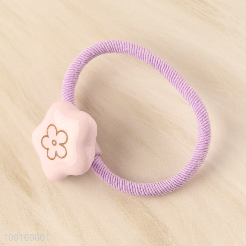 Good selling multicolor girls kids hair rope hair band hiar accessories