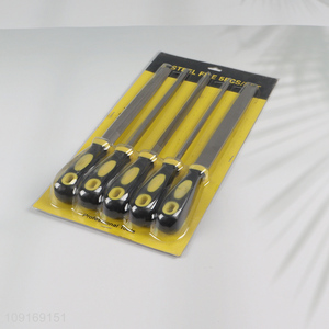 Factory Supply 5-Piece 8 Inch Professional Metal File Set for Wood Plastic