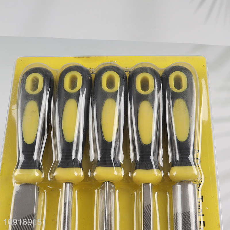 Factory Supply 5-Piece 8 Inch Professional Metal File Set for Wood Plastic