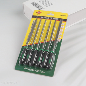Wholesale 6-Piece Professional Metal File Set for Wood Metal Plastic Glass