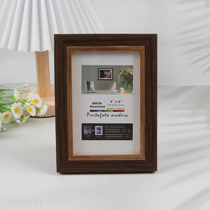 Factory Direct Sale 4X6 Inch MDF Picture Frame Decorative Photo Frame