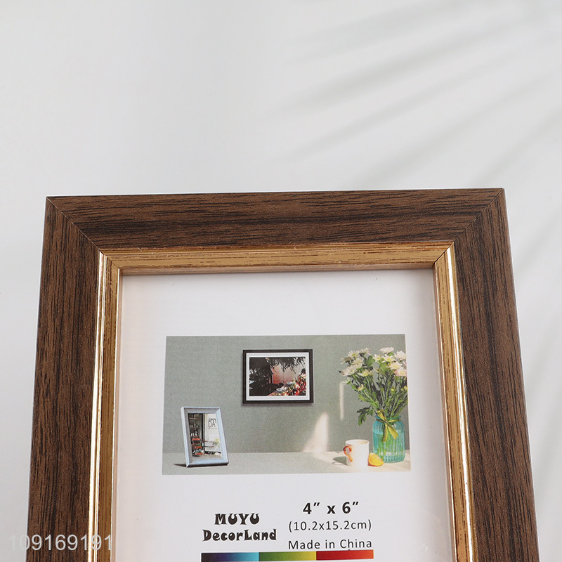 Factory Direct Sale 4X6 Inch MDF Picture Frame Decorative Photo Frame