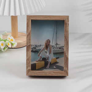 Wholesale 4X6 Inch MDF Picture Frame Rustic Photo Frame for Tabletop Decor