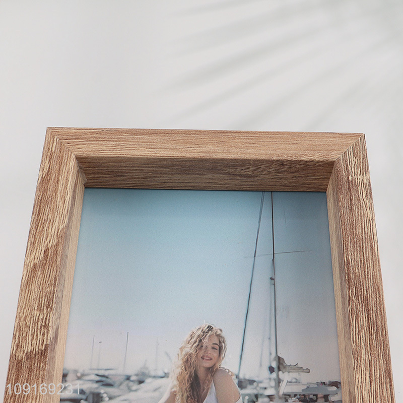 Wholesale 4X6 Inch MDF Picture Frame Rustic Photo Frame for Tabletop Decor