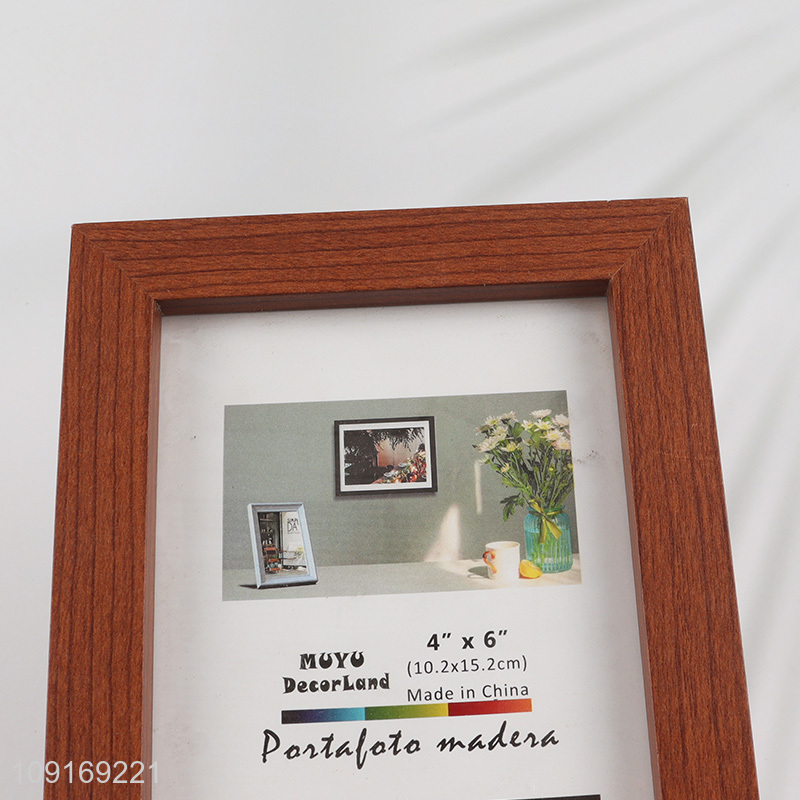 China Wholesale 4X6 Inch MDF Photo Frame Custom Size MDF Photo Frame