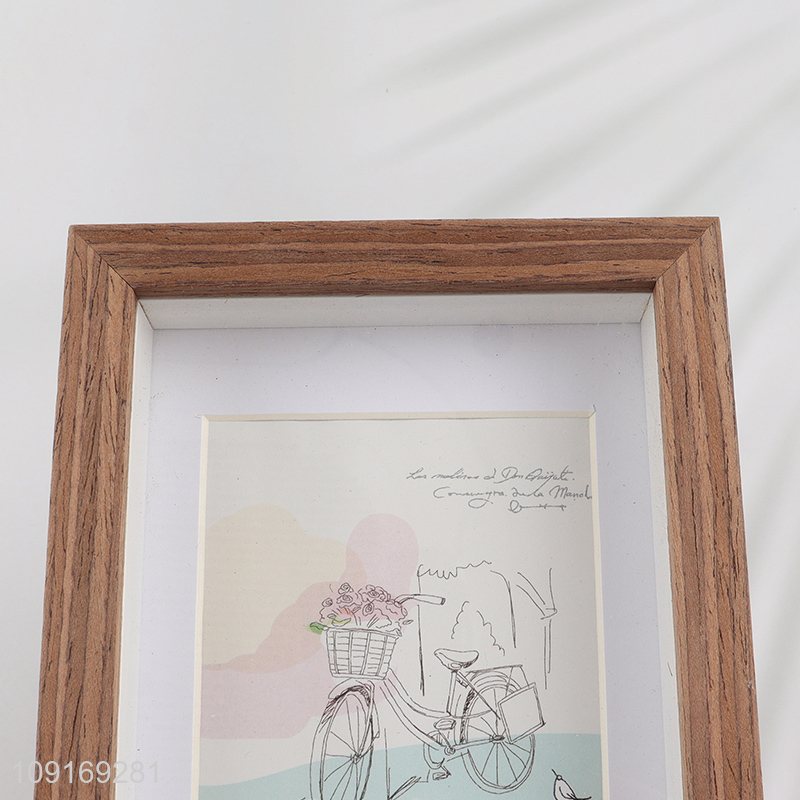 Good Quality 4X6 Inch MDF Picture Frame for Farmhouse Home Office Decor