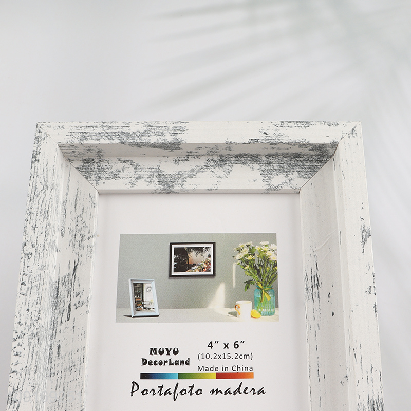 Hot Selling 4X6 Inch MDF Picture Frame Rustic Photo Frame Home Decorations
