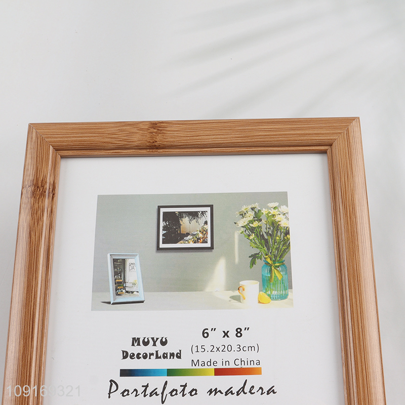 Hot Selling 6X8 Inch MDF Wood Picture Frame Rustic Photo Frame for Gifts
