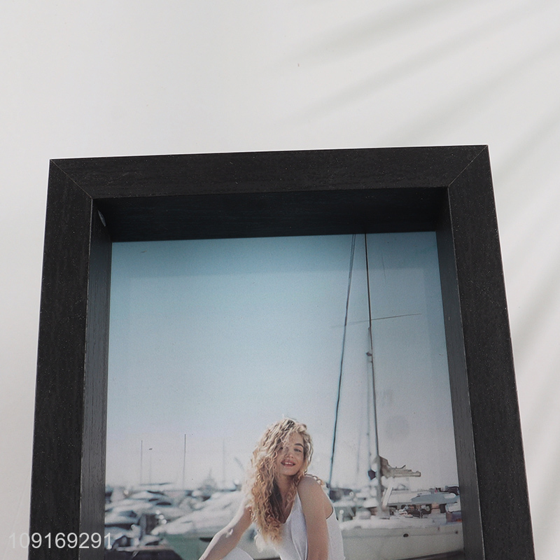 New Product 4X6 Inch MDF Wood Picture Frame Vintage MDF Wood Photo Frame