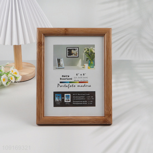 Hot Selling 6X8 Inch MDF Wood Picture Frame Rustic Photo Frame for Gifts