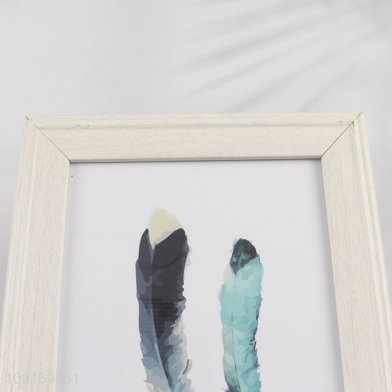 Good Quality 6X8 Inch MDF Wood Picture Frame for Wall and Tabletop Display