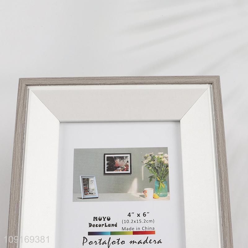 Hot Selling 4X6 Inch MDF Wood Picture Frame Modern Picture Frame for Deocr