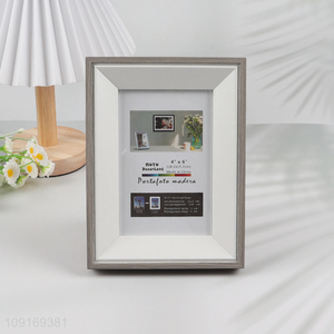 Hot Selling 4X6 Inch MDF Wood Picture Frame Modern Picture Frame for Deocr