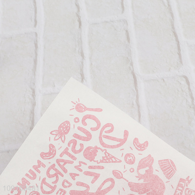 Onlone Wholesale 500PCS Grease Proof Paper Waterproof Oil Proof Food Wrapping Paper