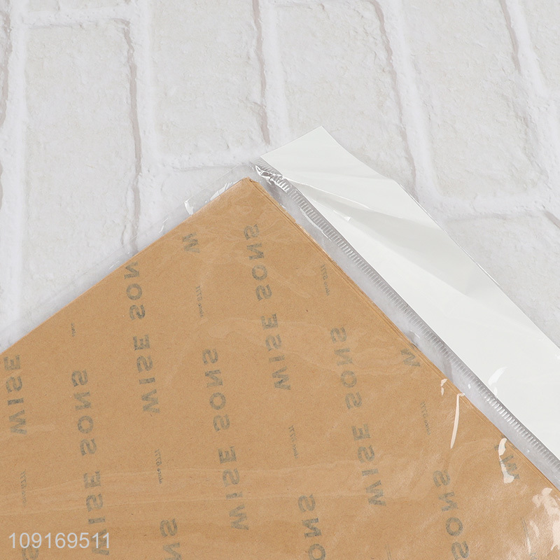 Hot Selling 500PCS PE Coated Paper Sheets Food Wrapping Paper for Sandwich Hamburger