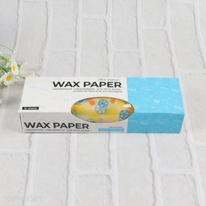 High Quality 50PCS Wax Paper Waterproof Grease Proof Non-Stick Wax Paper