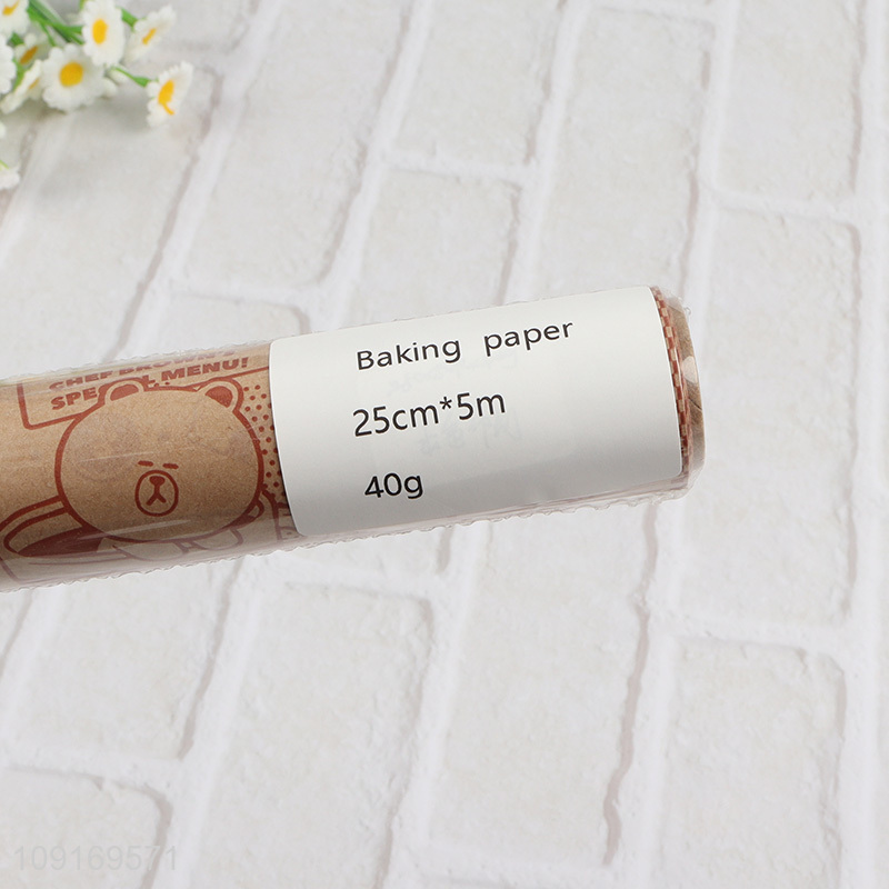 Wholesale Non-Stick Waterproof Grease Proof Baking Paper Roll Parchment Paper Roll