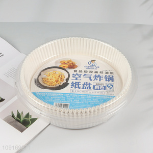 Factory Supply 100PCS Round Disposable Air Fryer Paper Liners for Kitchen