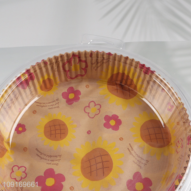 China Imports 50PCS Round Oil Proof Air Fryer Paper Liners for Frying Baking