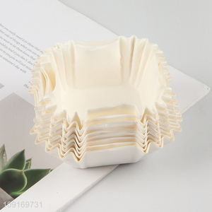 Factory Price 50PCS Disposable Paper Baking Cups Square Paper Cupcake Liners
