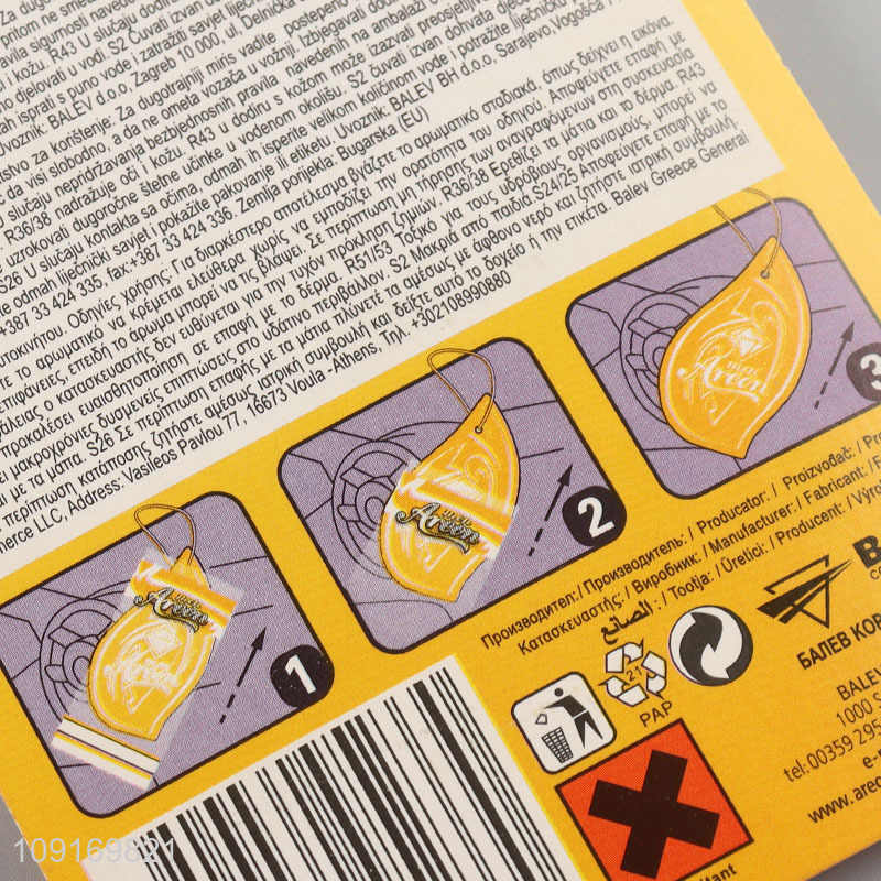 Top products lemon car suspension perfume air freshener