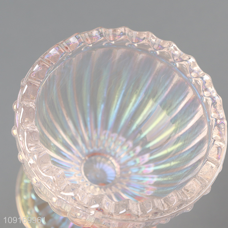 Factory price embossed glass kitchen egg holder for sale