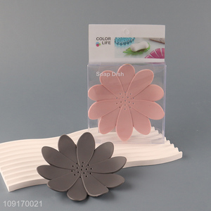 Good price flower shape bathroom accessories soap dish for sale