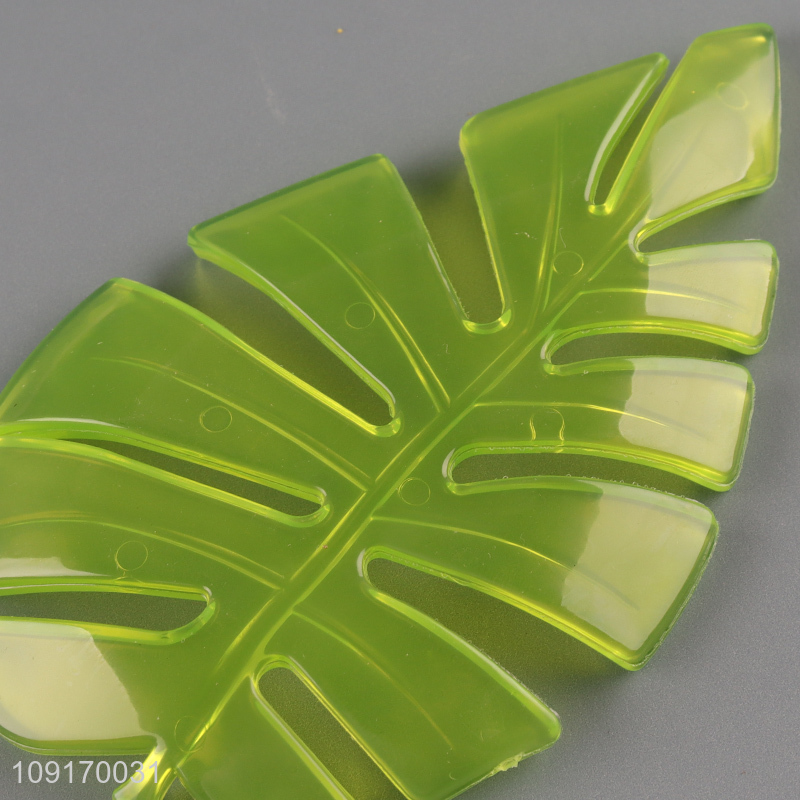 Hot selling leaves shape bathroom accessories soap dish