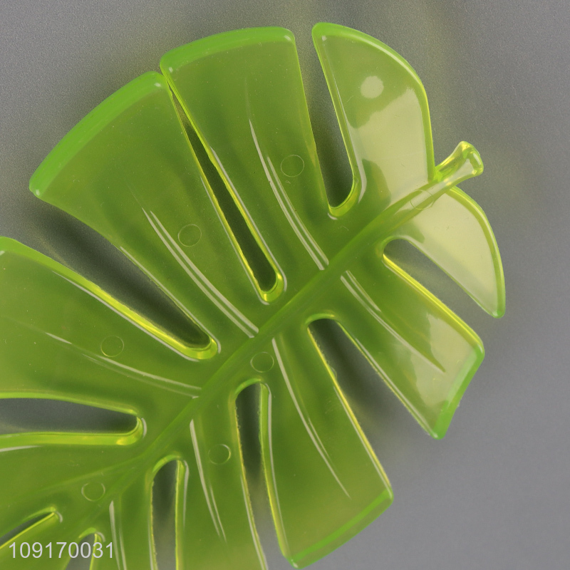 Hot selling leaves shape bathroom accessories soap dish