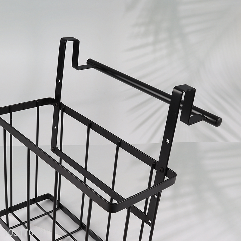 Hot Selling Space Saving Hanging Storage Basket Kitchen Cabinet Door Organizer