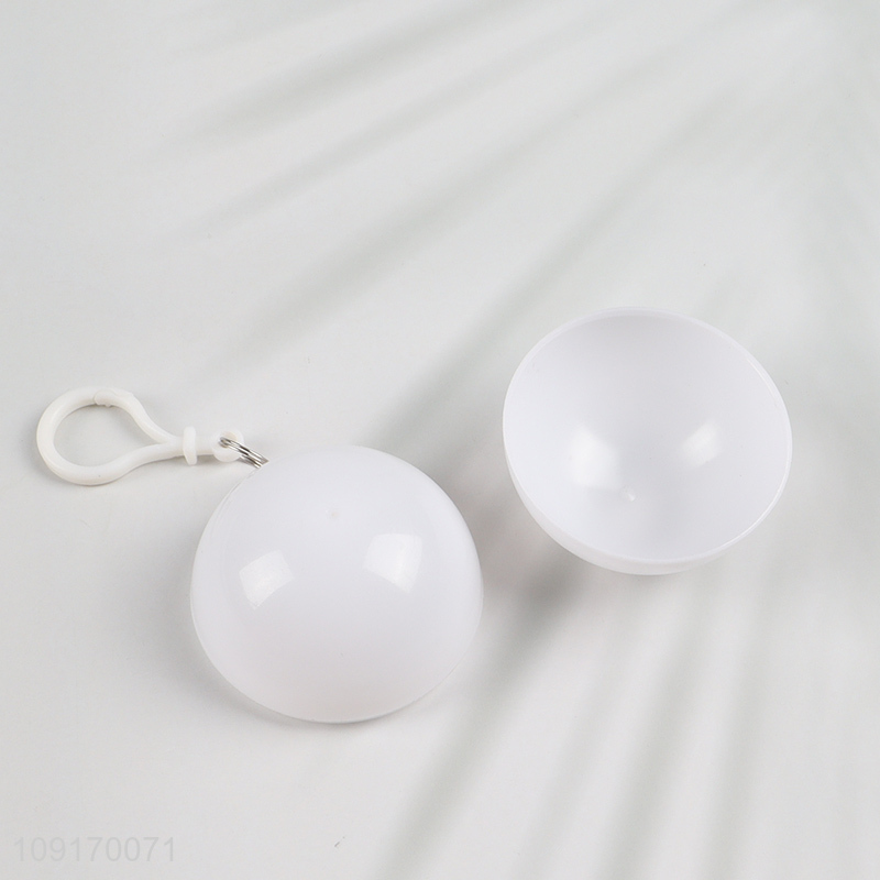 New Product Portable Raincoat Ball Disposable Emergency Raincoats for Camping