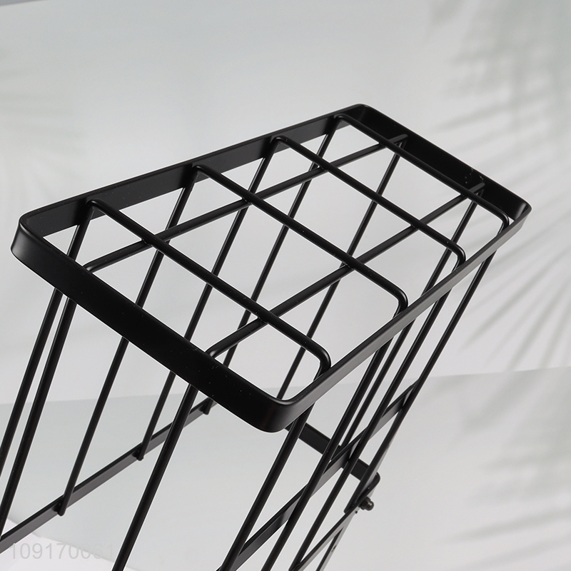 Hot Selling Space Saving Hanging Storage Basket Kitchen Cabinet Door Organizer