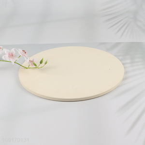 Online Wholesale Round Pizza Stone Cordierite Pizza Pan for Oven and Grill
