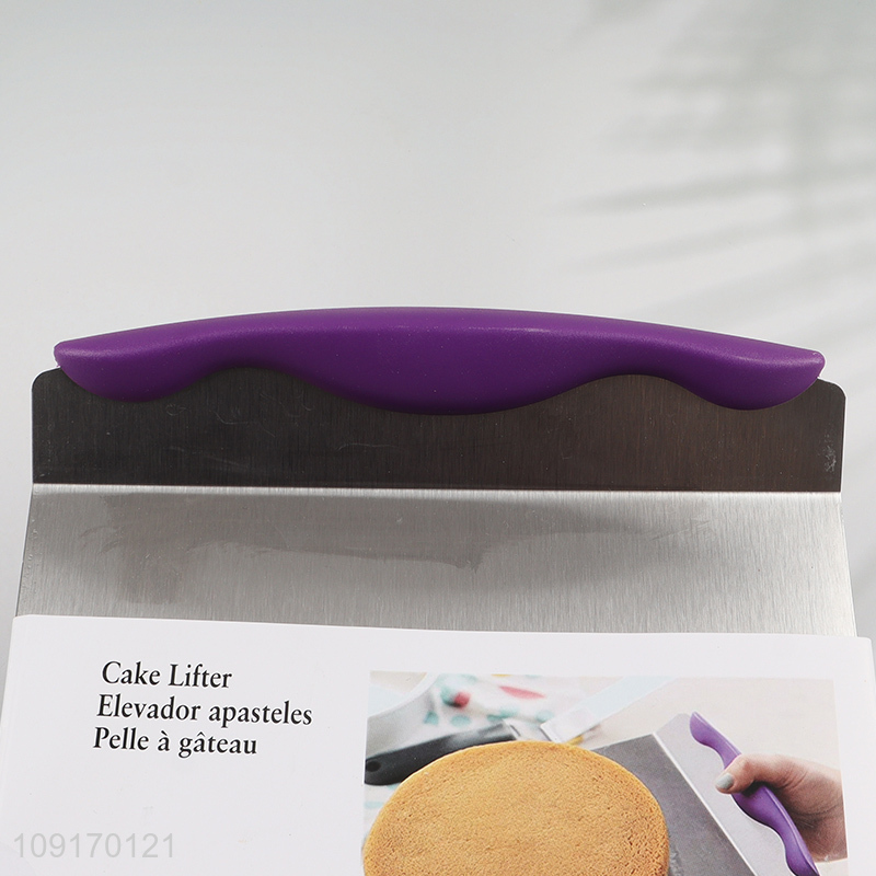 China Imports Square Stainless Steel Cake Safe Lifter Pizza Transfer Shovel