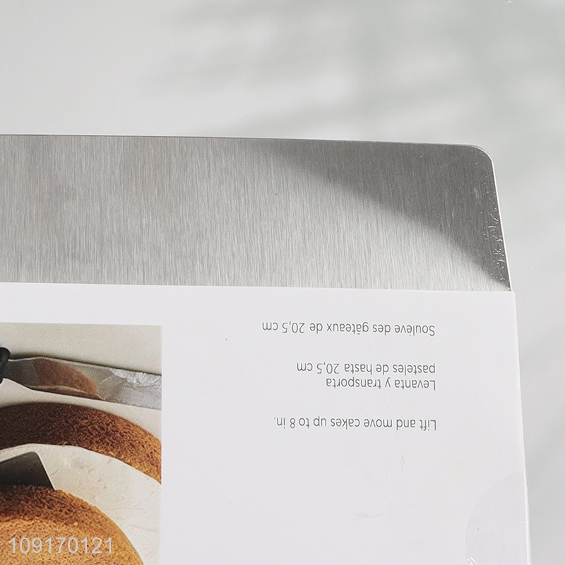 China Imports Square Stainless Steel Cake Safe Lifter Pizza Transfer Shovel