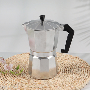 Factory Price Stovetop Espresso Maker Aluminum Espresso and Coffee Maker