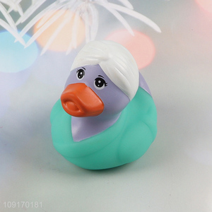 Hot Selling Mini Vinyl Duck Baby Bath Toys for Kids Shower Decor