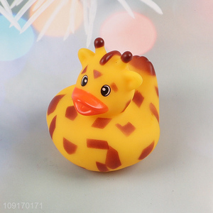 New Arrival Mini Vinyl Duck Baby Bath Toys for Kids Toddlers