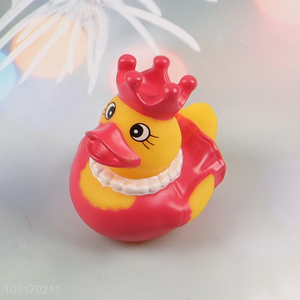 Factory Price Mini Vinyl Duck Floating Bath Toys for Baby Kids